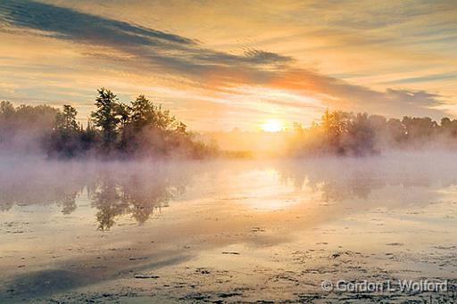 Misty Rideau Canal Sunrise_35518.jpg - Photographed along the Rideau Canal Waterway near Smiths Falls, Ontario, Canada.